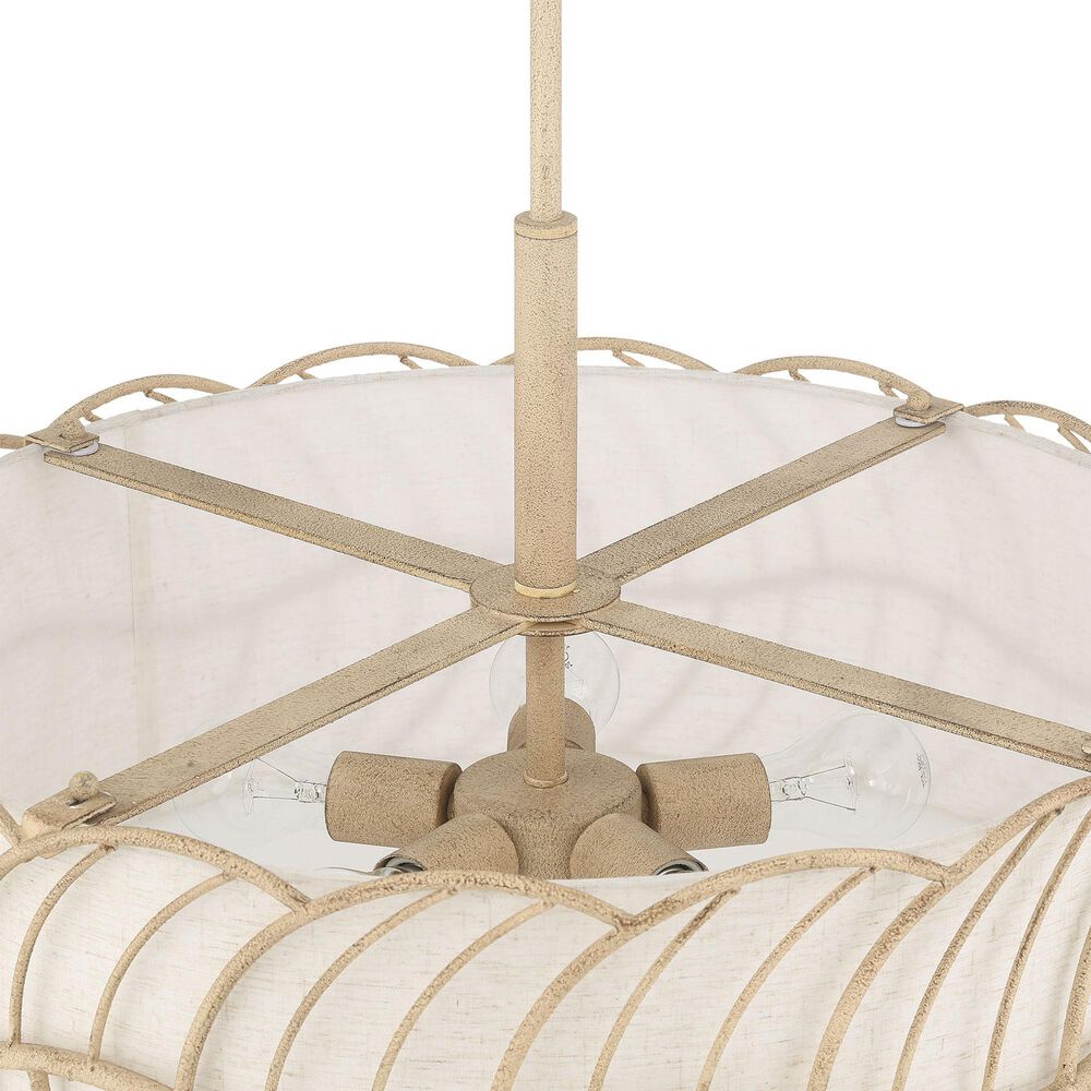 Golden Lighting Simbolo 5-Light Pendant in Almond, , large