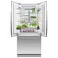 Fisher & Paykel 32" Integrated French Door Panel in Stainless Steel, , large