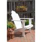 Linon Home Decor Adirondack Patio Chair in White, , large