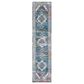 Safavieh Aria ARA201M 2" x 8" Ivory and Blue Runner, , large