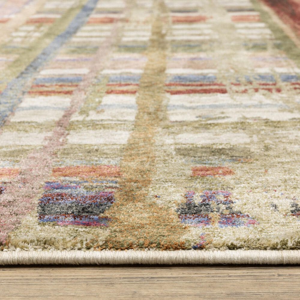 Oriental Weavers Tisdell TIS08 Multicolor 2&#39;3&quot; x 7&#39;6&quot; Runner, , large