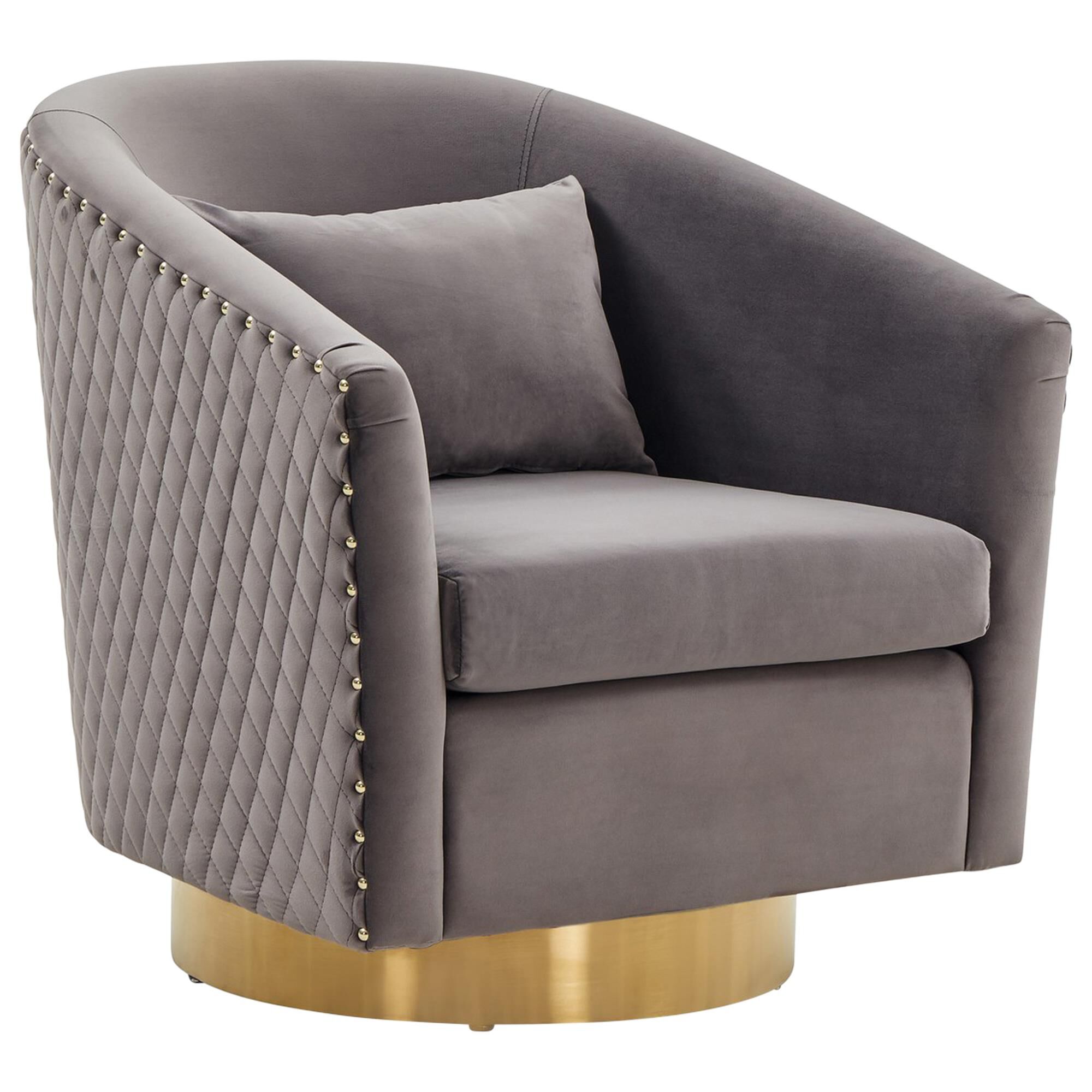 Velvet tub best sale armchair