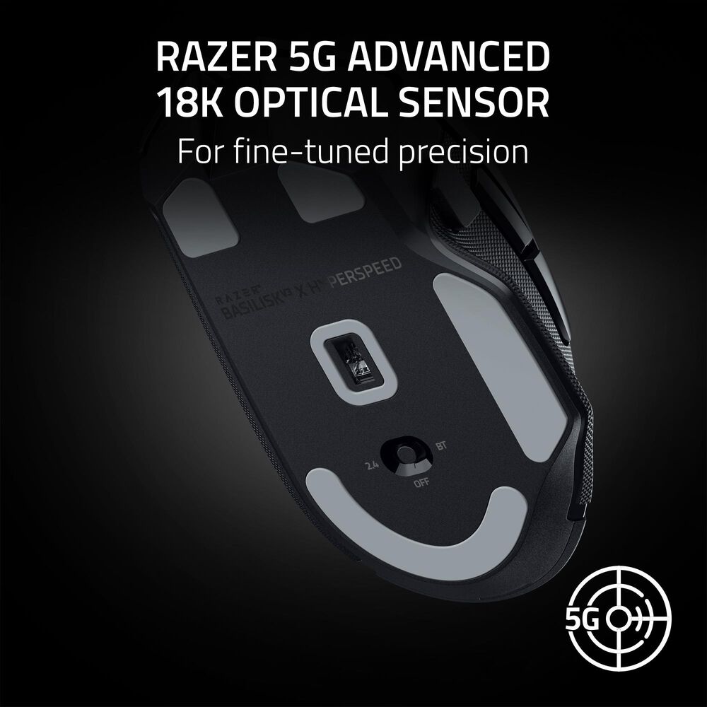 Razer Basilisk V3 x HyperSpeed Gaming Mouse in Black, , large