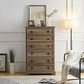 Hearth and Haven 6-Drawer Dresser in Gray Wash, , large