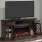 Fabio Flames Hamilton 70" TV Stand with Fireplace in Prairie Brown, , large