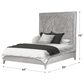 Urban Home Boho Chic Queen Platform Bed in Washed White, , large