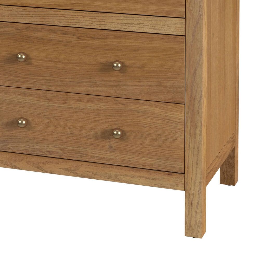 Butler Specialty Company Nora 3 Drawer Nightstand in Light Natural Brown, , large