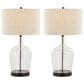 LumiSource Botella Glass Table Lamp in Clear and Oil Bronze (Set of 2), , large