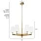 Hunter Nolita 6-Light Chandelier in Alturas Gold, , large
