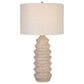 Uttermost Uplift Table Lamp in Bleached Wood and Nickel Plated, , large