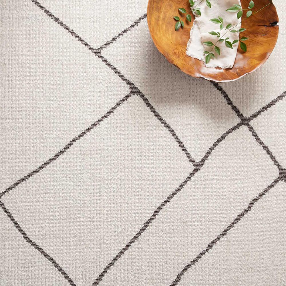 Magnolia Home Logan 3&#39;6&quot; x 5&#39;6&quot; Ivory and Charcoal Area Rug, , large