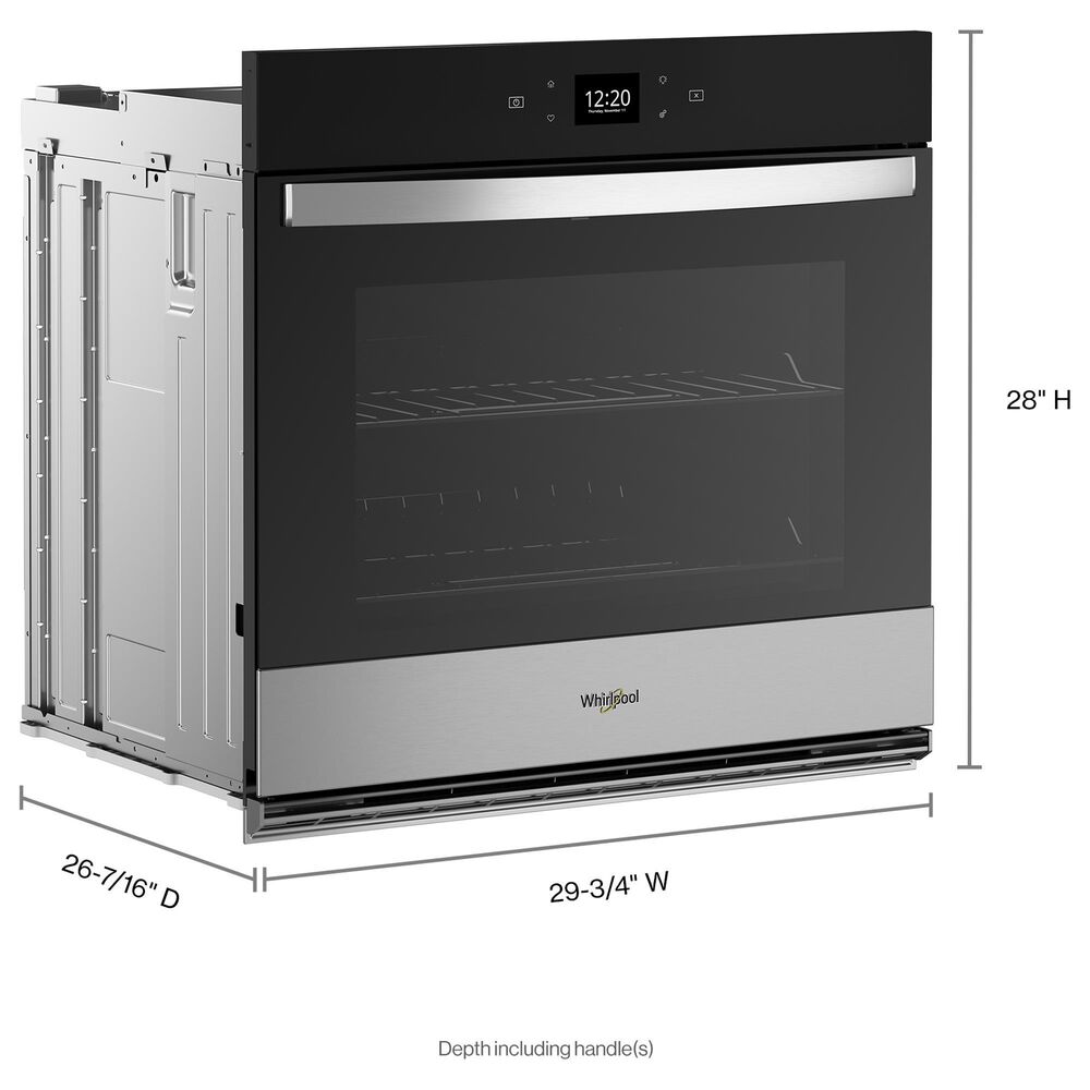 Whirlpool 2-Piece Kitchen Package with 5 Cu. Ft. Single Wall Oven and 30" Gas Cooktop in Stainless Steel, , large