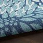 Nourison Garden Oasis GOA06 Navy 3" x 5" Indoor/Outdoor Area Rug, , large