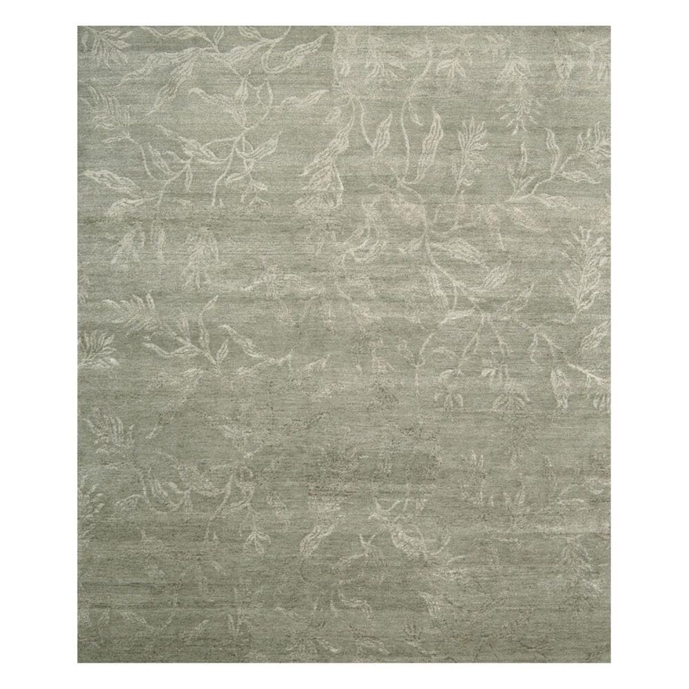 Nourison Silk Shadows SHA01 5'6" x 7'5" Light Green Area Rug, , large