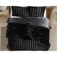 Hallmart Collectibles Bubble 20" x 20" Square Throw Pillow in Black, , large
