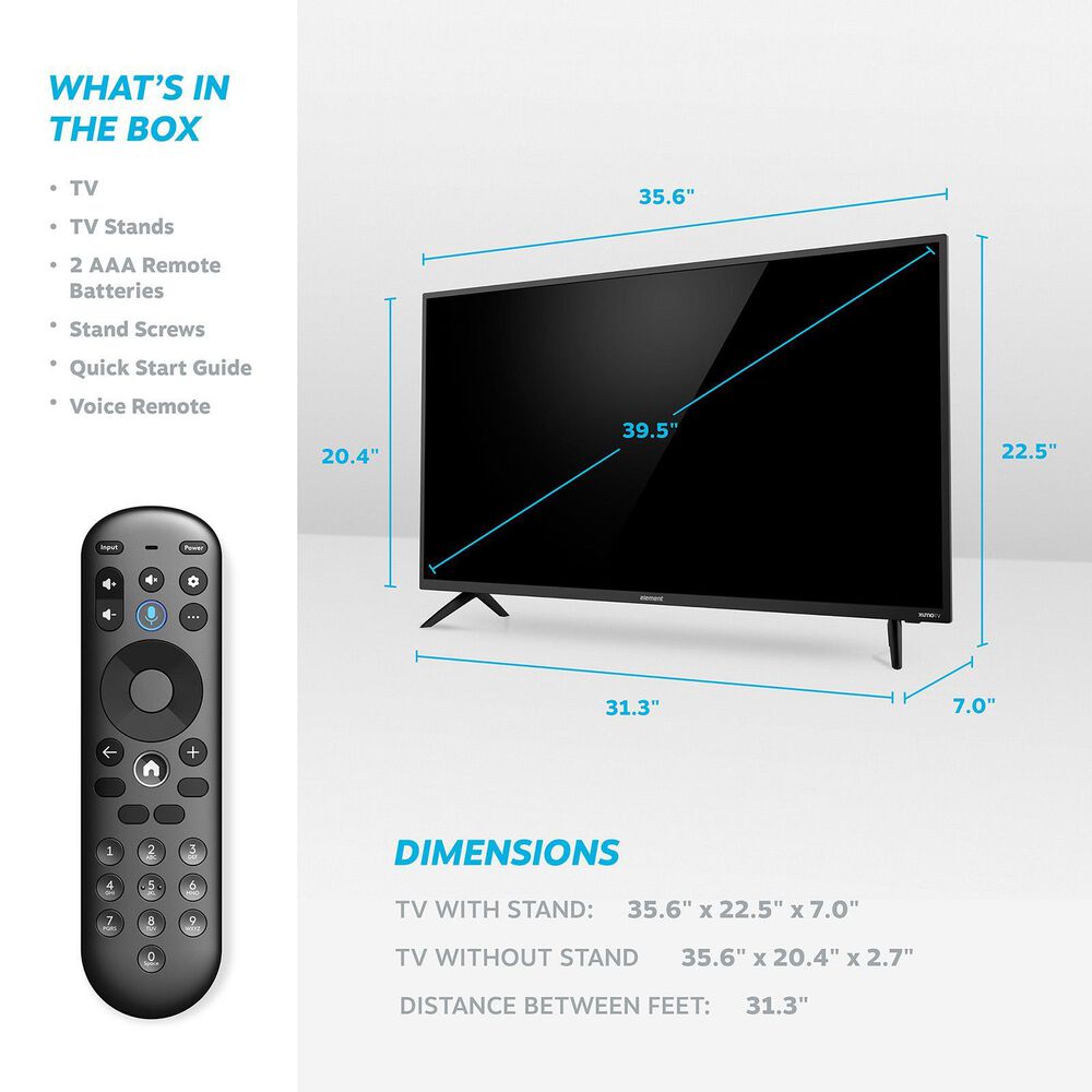 Element 40&quot; 1080P FHD SMART XUMO TV, , large