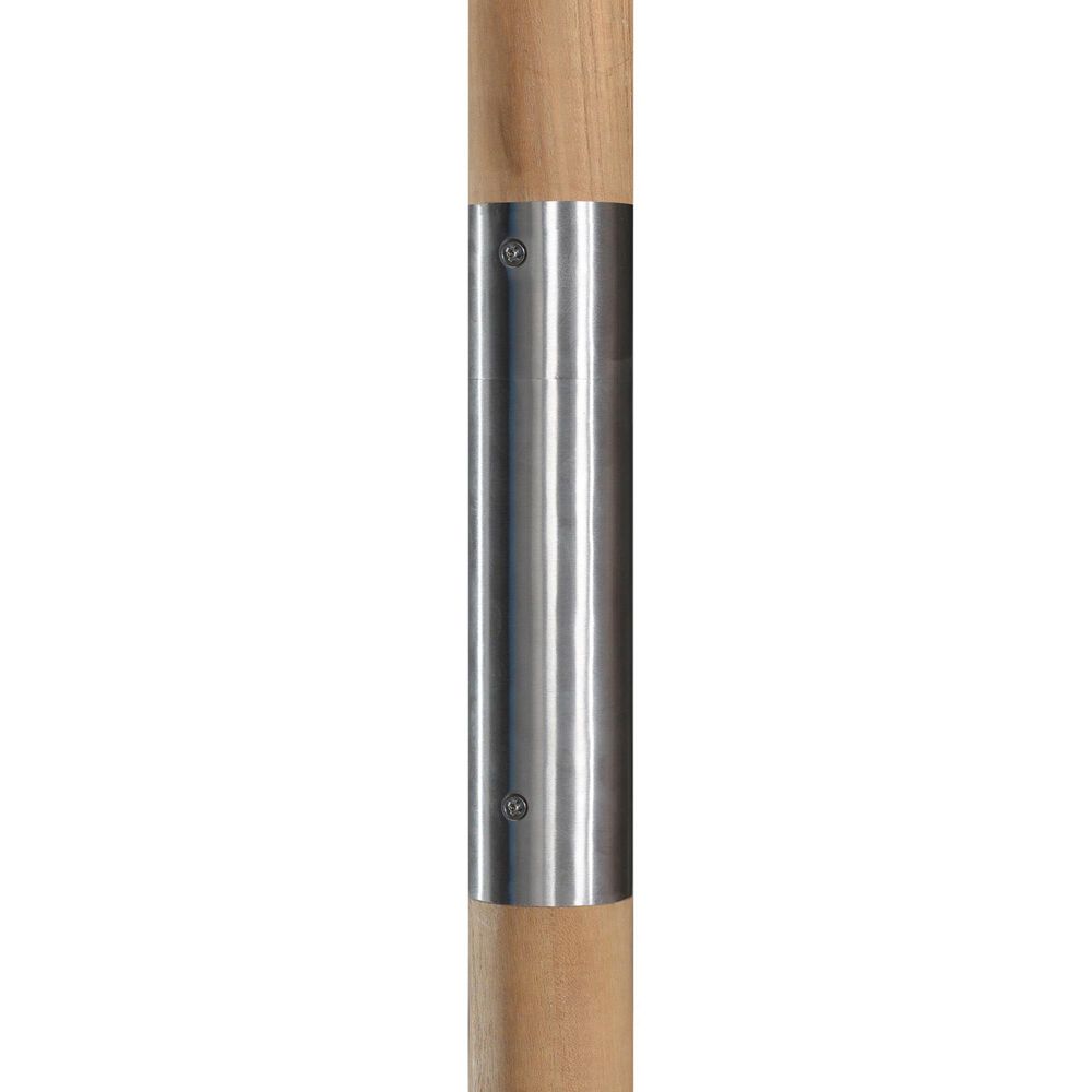 Four Hands Baska 7' x 9.8' Outdoor Rectangular Umbrella without Base in Arashi Salt, , large