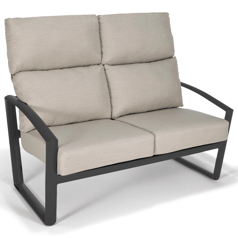 Winston Icon Patio Ultra High Back Loveseat in Cast Silver, , large