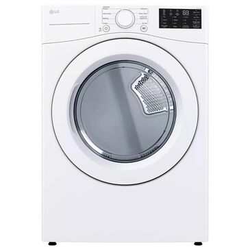LG 7.4 Cu. Ft. Ultra Large Capacity Gas Dryer in White, , large