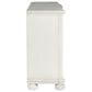 Ashley Montelaine 3-Piece King Panel Bedroom Set in Antique White, , large