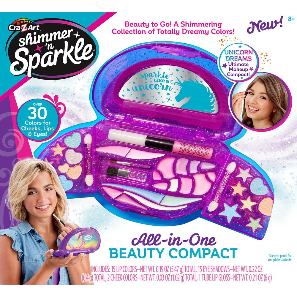 Cra-Z-Art Shimmer n Sparkle All In One Beauty Compact, , large