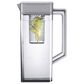 Samsung Bespoke 29 Cu. Ft. French Door Refrigerator with White Glass Family Hub Panel Included - Additional Panels Sold Separately, , large