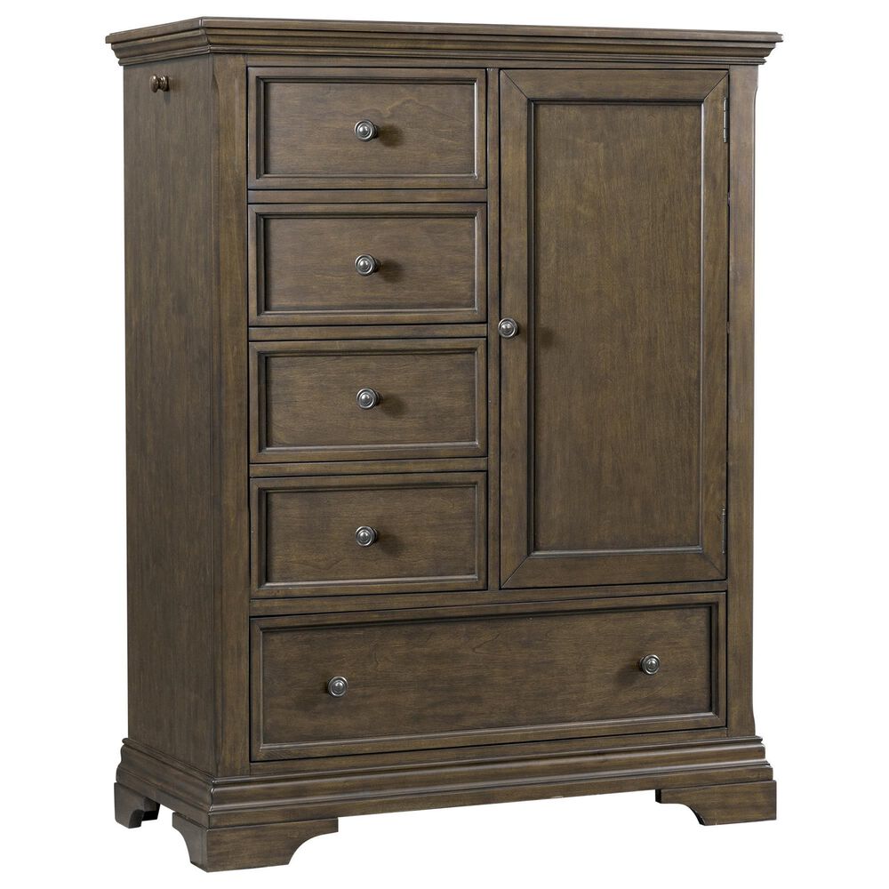 Eastern Shore Olivia 5-Drawer Chifferobe in Rosewood, , large