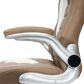 Rta Products Llc High Back Executive Sport Race Office Chair with Flip-Up Arms in Camel, , large
