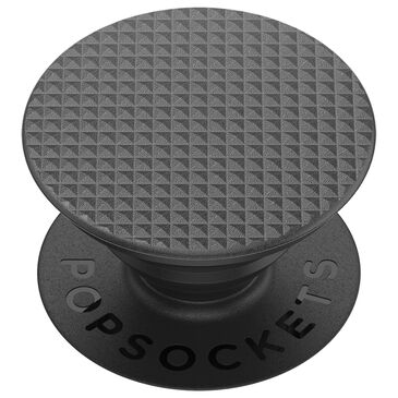 PopSockets PopGrip Swappable Abstract Device Stand and Grip - Knurled Texture Black, , large