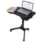 HP Adjustable Sit/Stand Laptop Desk in Black, , large