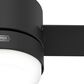 Hunter Gilmour 44" Outdoor Ceiling Fan with LED Lights in Matte Black, , large