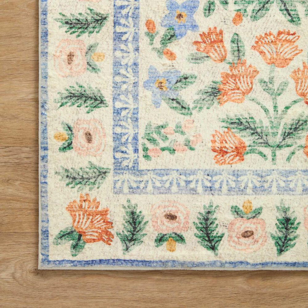 Rifle Paper Co Eden Mughal Garden 7&#39;6&quot; x 9&#39;6&quot; Cream Area Rug, , large