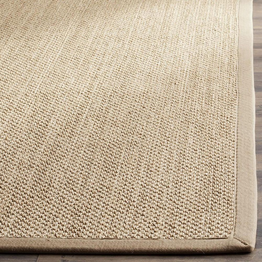 Safavieh Natural Fiber NF141B 10&#39; Square Maize and Linen Area Rug, , large