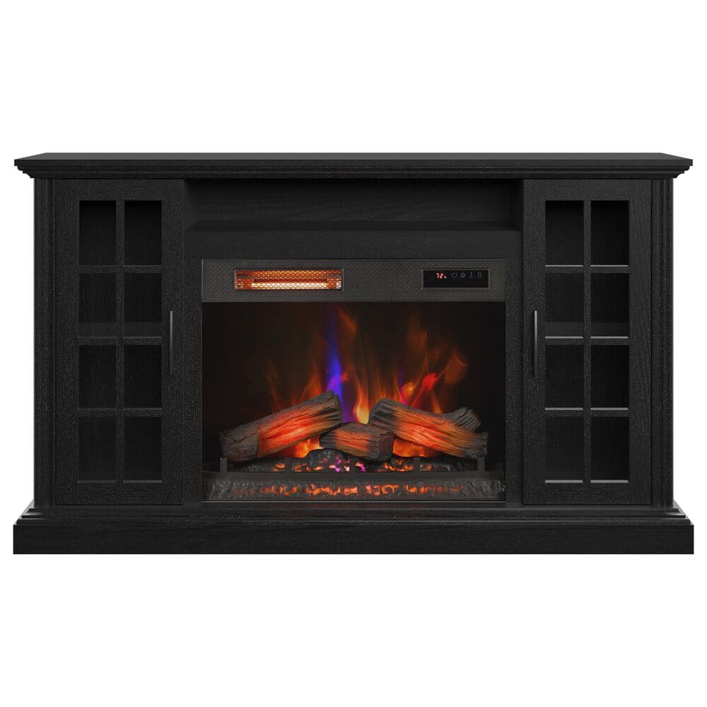 Classic Flame 62" TV Stand with Electric Fireplace in Embossed Ash, , large