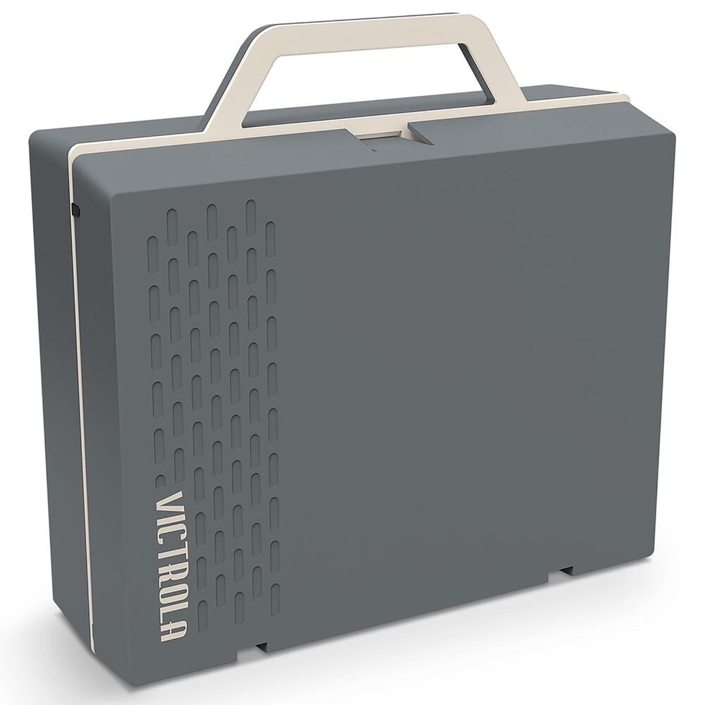 Victrola Re-Spin Sustainable Bluetooth Suitcase Record Player in Graphite Grey, , large