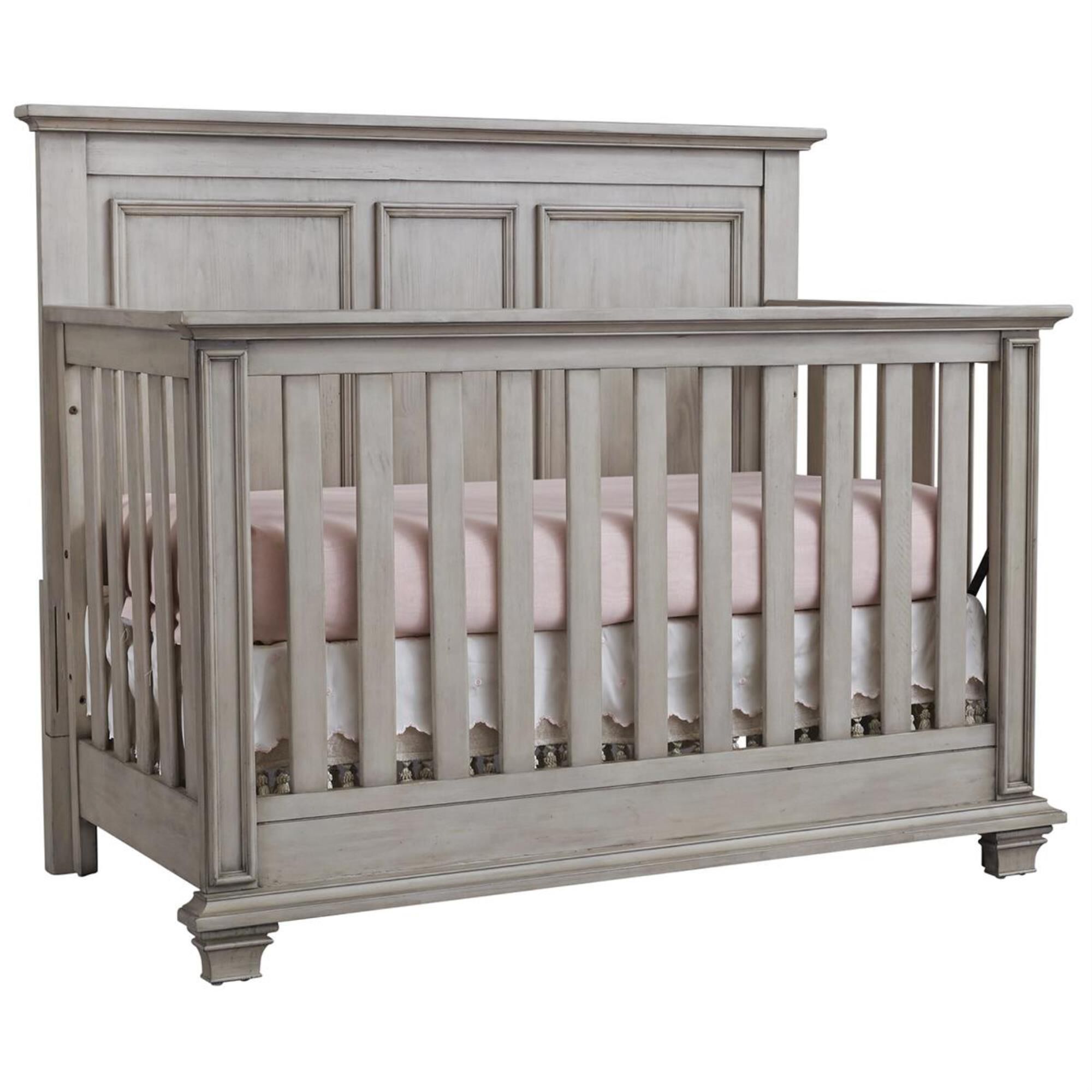 Oxford Baby Kenilworth 4 In 1 Convertible Crib in Stone Wash NFM