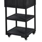 HOMLUX 62.3"" Outdoor Kitchen Island in Black, , large