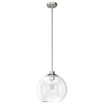Hunter Xidane 1-Light Large Pendant in Brushed Nickel, , large