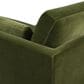 Jennifer Taylor Home Knox 2-Piece Stationary Reversible Sectional Sofa in Olive Green Velvet, , large