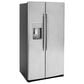 GE Profile 21.9 Cu. Ft. Side-By-Side Refrigerator in Fingerprint Resistant Stainless Steel, , large