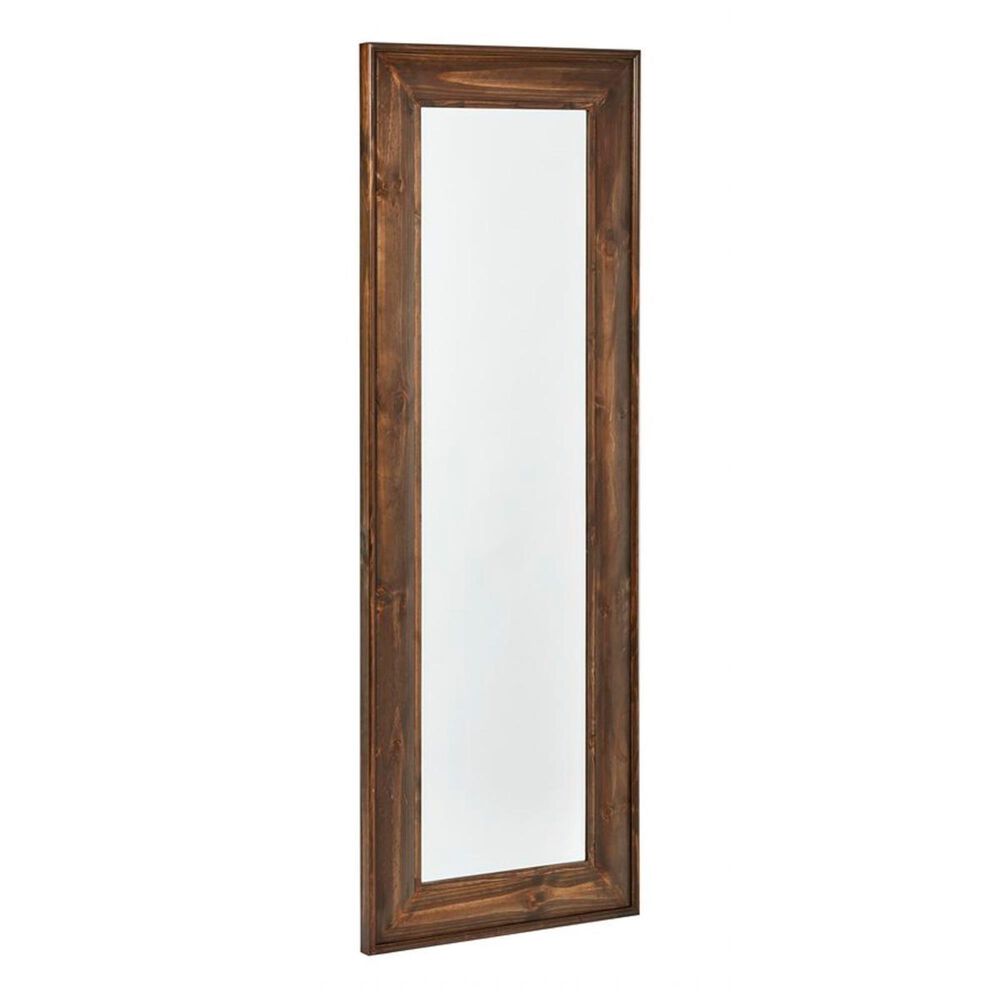 Garber Collection Leaner Floor Mirror in Brown, , large