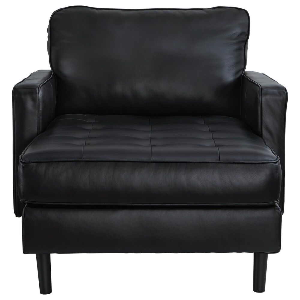 Ashley Bryceview Stationary Sofa and Chaise Set in Onyx, , large