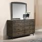 New Heritage Design Rex Dresser Mirror in Walnut, , large