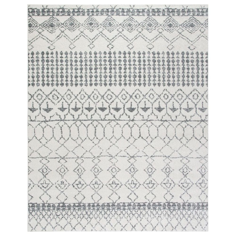 Safavieh Tulum 8" x 10" Ivory and Grey Area Rug, , large