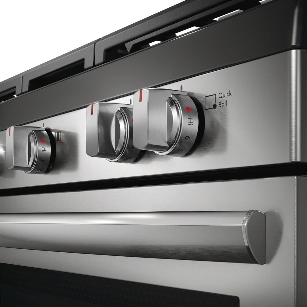 Frigidaire Gallery 2-Piece Kitchen Package with 5.1 Cu. Ft. Gas Range and 30" Over-The-Range Microwave in Stainless Steel, , large