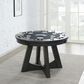 Mayberry Hill Prince Round Game Table in Gray, , large