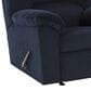 Ashley SimpleJoy Manual Rocker Recliner in Navy, , large