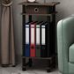 HOMLUX Turn-N-Tube Tall End Table in Columbia Walnut, Black and Dark Brown, , large