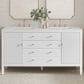 James Martin Vanities Myrrin 60" Double Vanity in Bright White with 3 cm Lime Delight Quartz Top, , large