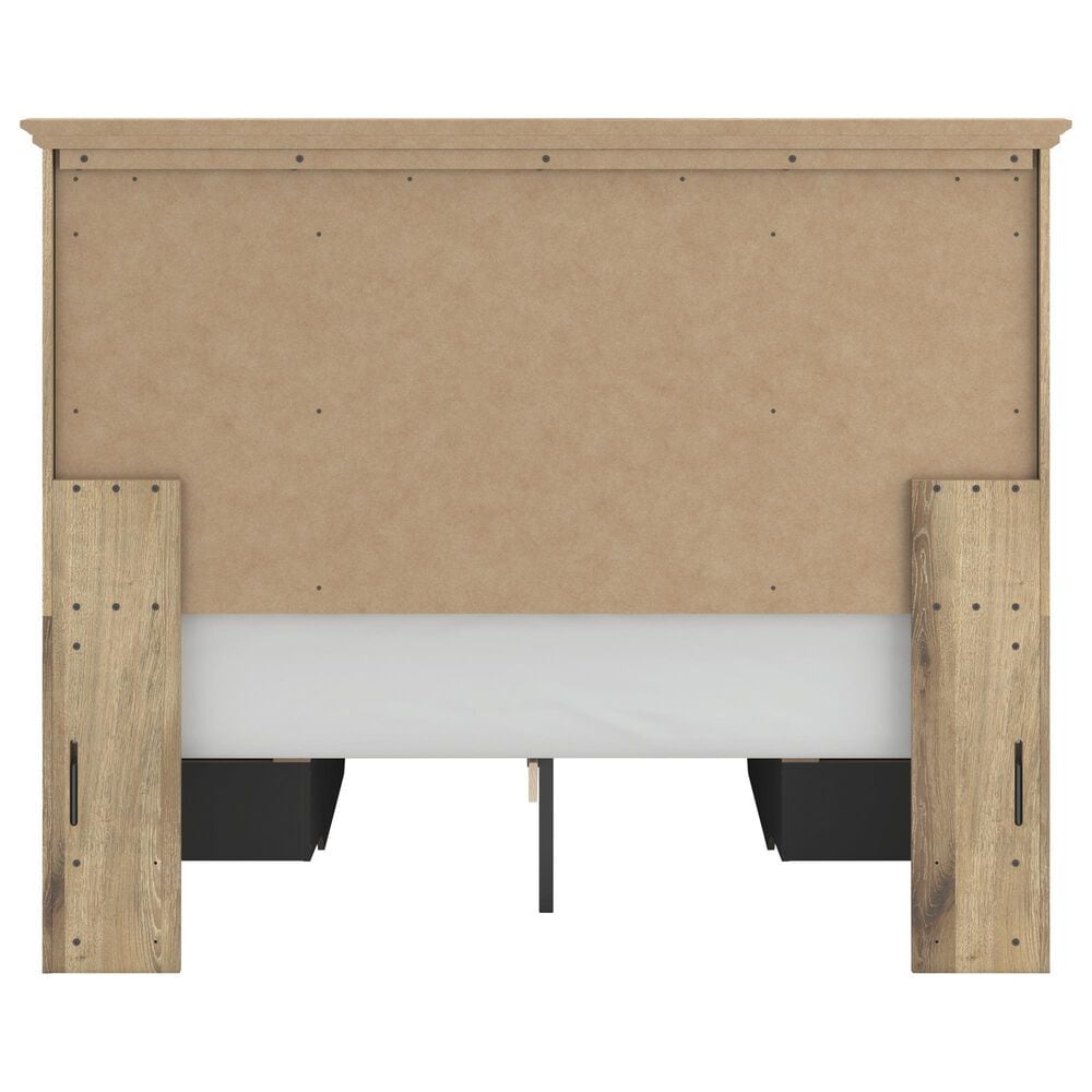 Ashley Makidern Queen Storage Bed with Six Drawers in Tan, , large
